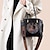 cheap Handbag &amp; Totes-Women&#039;s Tote Crossbody Bag PU Leather Daily Holiday Zipper Large Capacity Waterproof Multi Carry Crocodile Elk Black Brown
