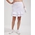 billige Designer kollektion-Dame Golf Skorts Hvid Letvægt Underdele Dame golf påklædning Tøj Outfits Bær tøj