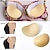 abordables Decoración del hogar-1 par de inserciones de sujetador adhesivas de doble cara beige + 1 par negro - almohadillas autoadhesivas para mujeres de pecho pequeño | almohadilla push-up de silicona impermeable