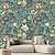 cheap Floral &amp; Plants Wallpaper-Cool Wallpapers Birds Forest Wallpaper Wall Mural Roll Inspired by William Morris Peel Stick Removable PVC/Vinyl Material Self Adhesive/Adhesive Required Wall Decor for Living Room Kitchen Bathroom