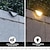 economico Illuminazione esterna da parete-movimento esterno solare led passo luce giardino impermeabile luce della piattaforma gradini scala patio cortile parco passerella illuminazione paesaggio decorazione luce 2/4/8 pezzi
