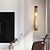 billige LED-væglys-væglampe indendørs metal glas lys luksus kreativ stue tv væg baggrund væg sengelampe varmt lys 1-lys 60*8*10cm 110-120v 220-240v