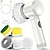levne Ostatní úklidové zařízení-elektrický rotační mycí stroj bezdrátový sprchový mycí stroj s 5 vyměnitelnými kartáčovými hlavami elektrický čisticí kartáč s dvěma rychlostmi &amp;prodlužovací rukojeť elektrická myčka pro koupelnové