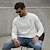 cheap Men&#039;s Graphic Hoodie-Men&#039;s Graphic Hoodie Sweatshirt Fashion Sweatshirt Holiday Vacation Streetwear Sweatshirts White Gray Long Sleeve Crew Neck Print Spring &amp;  Fall Designer Hoodie Sweatshirt
