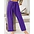 זול מכנסיים לנשים-בגדי ריקוד נשים מכנסיים פוליאסטר כיסי צד באורך מלא שחור אביב קיץ