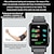 tanie Smartwatche-696 TK63 Inteligentny zegarek 1.91 in Inteligentny zegarek Bluetooth EKG + PPG Monitorowanie temperatury Krokomierz Kompatybilny z Android iOS Męskie Odbieranie bez użycia rąk Powiadamianie o