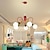 billiga Unika ljuskronor-ljuskrona i färg för barnrum 3/5-ljus klotglas hängande armaturer justerbara takhängande lampor i metall för matsal, sovrum, korridor armaturer