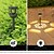 cheap Outdoor Wall Lights-2pcs Solar Lawn Light Outdoor Waterproof Garden Projector Light Yard Park Walkway Lawn Patio Atmosphere Light