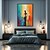 cheap People Paintings-Large hand painted pattle knife ballet Oil Painting of Dancing Girl Dancing Girl oil painting Art on Canvas Dancing Girl  Wall Art Abstract gril painting for bedroom living room artwork painting