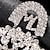 billiga Örhängen-Dam Ringformade Örhängen Fina smycken geometriska Dyrbar Påstående Diamantimitation örhängen Smycken Silver / Guld Till Fest Nattklubb Bar 1 par