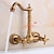 cheap Bathroom Sink Faucets-Bathroom Sink Faucet - Rotatable / Classic Antique Brass Mount Outside Single Handle Two HolesBath Taps