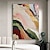 tanie Obrazy abstrakcyjne-ręcznie robiony obraz olejny na płótnie dekoracja ścienna nowoczesny styl minimalistyczny kolorowy abstrakcja do wystroju domu walcowany bezramowy, nierozciągnięty obraz