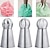 cheap Kitchen Utensils &amp; Gadgets-3pcs Sphere Torch Stainless Steel Piping Nozzle Cream Cake Baking Integral Forming Piping Tool