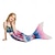 voordelige Zwemkleding-driedelig badmode voor kinderen, zeemeerminzwempak, buitenschubben, monovinbadpakken, 2-12 jaar, lentegeel, lichtgroen, roze