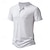 ieftine Tricou casual Henley-Bărbați Tricou cu nasturi Tricou Cămașă Henley Tricouri Manșon scurt Henley Primavara vara Simplu Modă Designer De Bază Sexy Vacanță Stradă Ieșire Roșu Vin Negru Alb Top tricou pentru bărbați