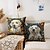 זול סגנון חיות-כיסוי כרית קטיפה הדפס כלב ממולא פשוט מזדמן מרובע כריות קלאסיות לזרוק כריות מיטה ספה סלון דקורטיבי