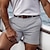 baratos shorts de trabalho-Homens Calção Shorts de verão Shorts casuais Botão Bolso frontal Tecido Conforto Respirável Curto Casual Diário Feriado Moda Designer Branco Amarelo