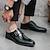 cheap Men&#039;s Clogs &amp; Mules-Men&#039;s Clogs &amp; Mules Half Shoes Comfort Shoes Business British Party &amp; Evening PU Slip-on Black Summer Spring