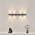 tanie Kinkiety LED-Kinkiet kryty metalowy akrylowy ładowanie bezprzewodowe sypialnia salon wielogłowicowy ciepłe światło 25-46cm 110-120v 220-240v
