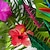 ieftine cămăși hawaiene cu rever pentru bărbați-Floral Vacanță Hawaiană Bărbați Cămașă În aer liber Hawaiian Concediu Vară Răsfrânt Manșon scurt Albastru Mov S M L Cămașă