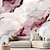 cheap Abstract &amp; Marble Wallpaper-Cool Wallpapers Pink Gray Marble Wallpaper Wall Mural Roll Sticker Peel and Stick Removable PVC/Vinyl Material Self Adhesive/Adhesive Required Wall Decor for Living Room Kitchen Bathroom