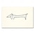 preiswerte Berühmte Meisterwerke-Handgemacht Hang-Ölgemälde Handgemalte Horizontal Berühmte Tiere Moderne Klassisch Ohne Innenrahmen (ohne Rahmen)