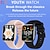 voordelige Smartwatches-696 HD12 Slimme horloge 1.75 inch(es) Smart horloge Bluetooth Stappenteller Gespreksherinnering Hartslagmeter Compatibel met: Android iOS Dames Handsfree bellen Berichtherinnering Altijd te zien IP 67