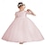 tanie Sukienki imprezowe-Sukienka dla dziewczynki z kwiatami korowód tiulowa druhna formalne fantazyjne sukienki na bal balowy maluch/dzieci/junior