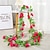 baratos Flores Artificiais &amp; Vasos-2 peças simulação rosa seda videira decoração de casamento decoração de casa