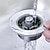 cheap Kitchen Utensils &amp; Gadgets-Stainless Steel Kitchen Sink with Pop-Up Drain Core, Drain Strainer Filter, Vegetable Washing Basin, Leak-proof Sink Plug, Dishwashing Sink Basket