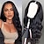 cheap Human Hair Capless Wigs-Body Wave V Part Wigs Human Hair No Leave Out Lace Front Wigs Brazilian Virgin Human Hair Wigs For Black Women Upgrade U Part Wigs  Full Head Clip In Half Wig V Shape Wigs