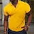 cheap Classic Polo-Men&#039;s Golf Shirt Golf Polo Work Casual Lapel Short Sleeve Basic Modern Color Block Basic Spring &amp; Summer Regular Fit Black White Yellow Red Navy Blue Royal Blue Golf Shirt