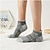 abordables calcetines de hombre-Hombre paquete de 6 unidades Paquetes múltiples Calcetín Calcetines hasta el Tibio Calcetines Cortos Calcetines para correr Calcetines informales Negro Blanco Color Bloque de color Deporte Casual