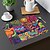 baratos Placemats &amp; Coasters &amp; Trivets-1 peça tapete de mesa floral de 12x18 polegadas para decoração de festa, cozinha e jantar