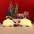 levne Event &amp; Party Supplies-gnome dool výzdoba americký den nezávislosti led svítící rudolfský klobouk bez tváře dekorace pro panenku starého muže pro pamětní den / čtvrtý červenec