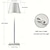 olcso Asztali lámpák-újratölthető led vezeték nélküli asztali lámpa 3 színváltós usb led asztali lámpa éttermi bár éjjeli lámpa dekorációhoz