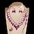 cheap Jewelry Sets-Jewelry Set 4pcs Rhinestone Alloy Rings 1 Necklace Earrings Bracelets Women&#039;s Elegant Punk Vintage Geometrical Geometric Jewelry Set For Wedding Party Special Occasion