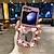 billige Samsung-etui-telefon Etui Til Samsung Galaxy Z Flip 5 Z Flip 4 Z Flip 3 for Kvinder Pige Spejl Bling Glitter skinnende Stødsikker Blomster TPU Rhinsten