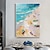 olcso Tájképek-absztrakt kék tengeri tájkép festmény kézzel festett l strand olajfestmény vászon hullámokra és arany tengerparti festmény nappali falra művészet nagy fal