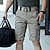 cheap Cargo Shorts-Men&#039;s Tactical Shorts Cargo Shorts Shorts Work Shorts Button Multi Pocket Plain Wearable Short Outdoor Daily Going out Fashion Classic Black Green