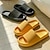 abordables Zapatillas de estar por casa-Zapatillas de almohada para mujeres y hombres, sandalias de ducha con suela gruesa acolchada