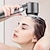 cheap Bathroom Gadgets-1pc Black Pressurized Handheld Shower Head, 3 Modes Adjustable Water Output Shower Head, Round Massage Shower Head, Bathroom Hardware, Bathroom Accessories