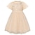 cheap Party Dresses-Girls Sequin Tulle Mesh Dress Ruffle Party Weeding Flower Shirred Tutu Dress 5-12
