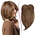 ieftine Breton-Topper pentru păr scurt, 12 inch, în straturi, cu breton de perdea, pentru femei cu păr subțiere sau căderea părului, peruci sintetice, piese de păr pentru femei