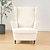 abordables Cubierta de sillón y silla sin brazo-Funda elástica para silla con respaldo de orejas, fundas para sillón con funda de cojín de asiento, fundas de sillón con respaldo de spandex jacquard para silla ikea strandmon