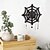 cheap Wall Sculptures-Wooden Spider Web Design Wall Hooks - Fun and Whimsical Iron Hooks for Hanging Necklaces, Jewelry, Keys, and More, Perfect Wall-Mounted Storage Rack with a Unique Twist