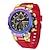 levne Digitální hodinky-SANDA Muži Digitální hodinky Velký ciferník Venkovní Sportovní Taktický Svítící Stopky Budík Odpočítávání Silikon Hodinky