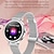 voordelige Slimme polsbandjes-696 i109 Slimme horloge 1.27 inch(es) Slimme armband Smartwatch Bluetooth Stappenteller Gespreksherinnering Slaaptracker Compatibel met: Android iOS Dames Handsfree bellen Berichtherinnering IP 67 41