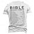 cheap Men&#039;s 3D T-shirts-Bible Energency Numbers Faith Daily Designer Retro Vintage Men&#039;s 3D Print T shirt Tee Tee Top Sports Outdoor Holiday Going out T shirt Black White Navy Blue Short Sleeve Crew Neck Shirt Summer