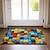 levne Doormaty-duhové cihly rohožka podlahové rohože omyvatelné koberce kuchyňská rohož protiskluzový koberec odolný proti oleji vnitřní venkovní rohož ložnice dekorace koupelnová rohož vstupní koberec